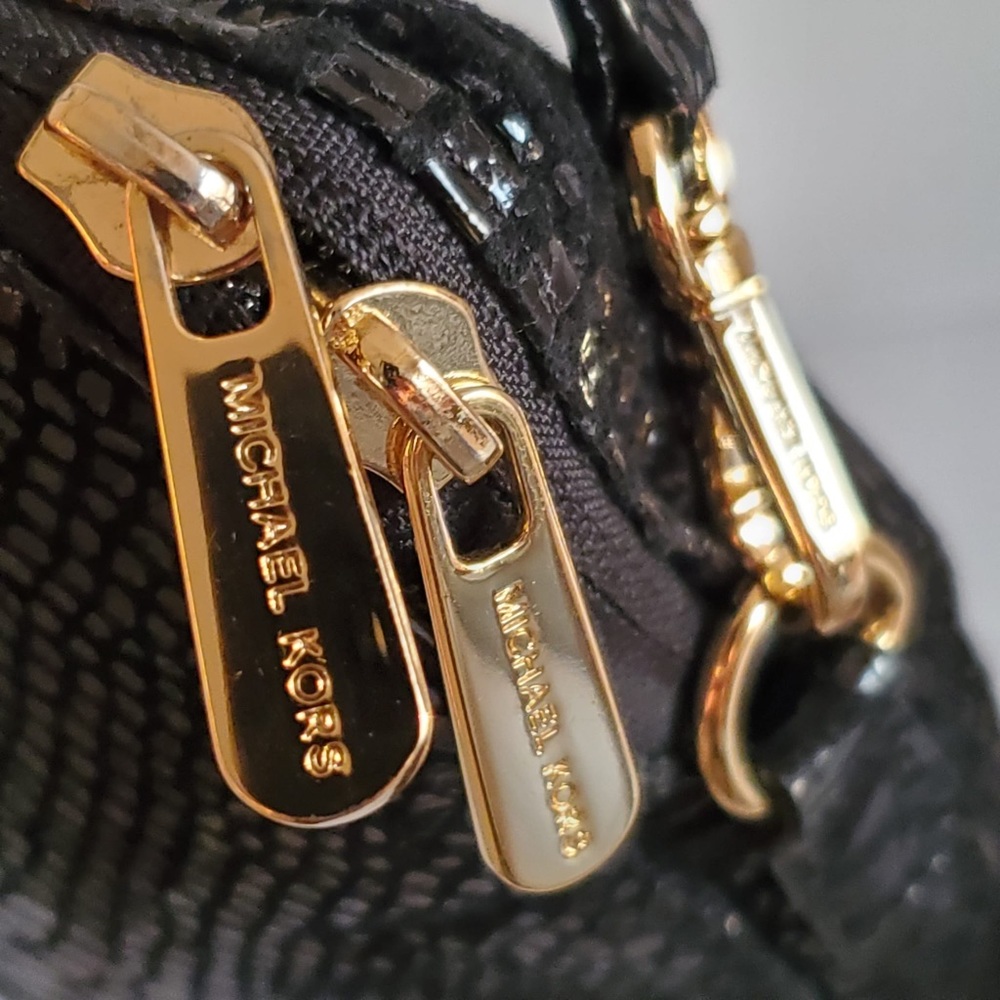 MICHAEL KORS Black Python Style Notebook Cover‎ w… - image 5